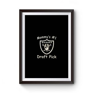 Raiders 1 Draft Pick Premium Matte Poster