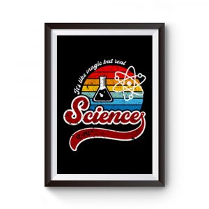 Retro Science Premium Matte Poster