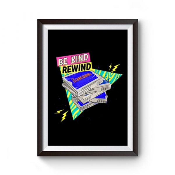 Retro VHS Rewind Premium Premium Matte Poster