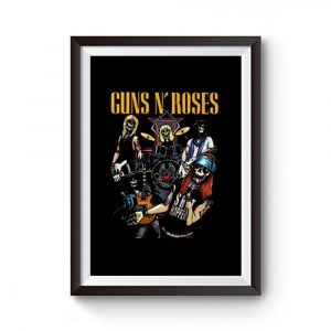 Rock Roll The Most Dangerous Band In The World Men Premium Matte Poster