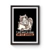 Sleep and Eat Garbage Cute Premium Matte Poster