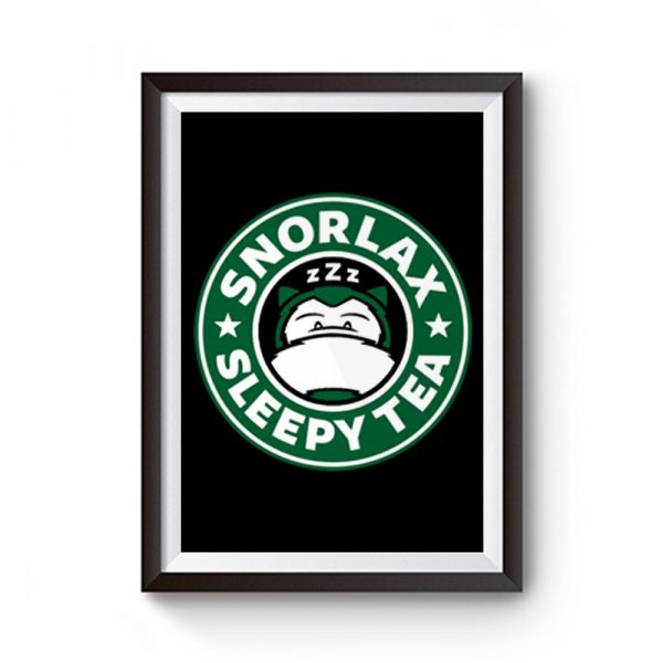 Snorlax Sleepy Tea Premium Matte Poster