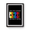 Surely Not Everybody Was Kung Fu Fighting Colored Belts Premium Matte Poster