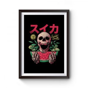 Sweet Death Skull Colors Premium Matte Poster