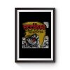 THE ACCUSED THE RETURN OF MARTHA SPLATTERHEAD BLACK Premium Matte Poster