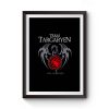Team Targaryen Fire And Blood Premium Matte Poster