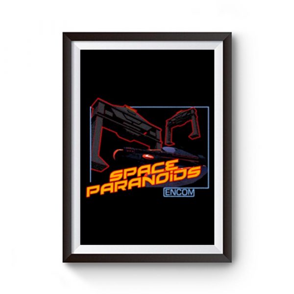 Tron Movie Encom Space Paranoids Retro Premium Matte Poster