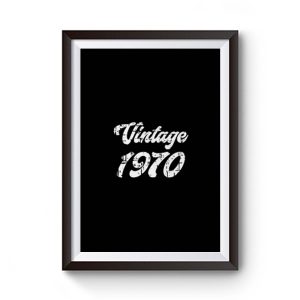 Vintage 1970 Premium Matte Poster