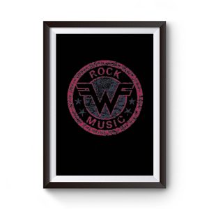 Weezer Logo Retro Rock Music Premium Matte Poster