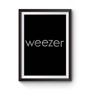 Weezer Simple Logo Premium Matte Poster