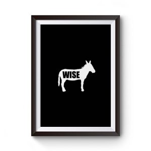 Wiseass Donkey Premium Matte Poster