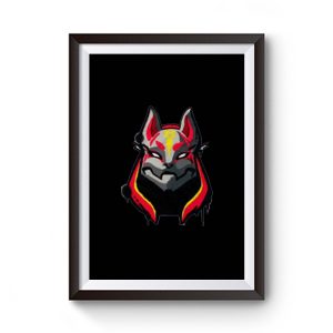 Wolf Head Fortnite Games Premium Matte Poster