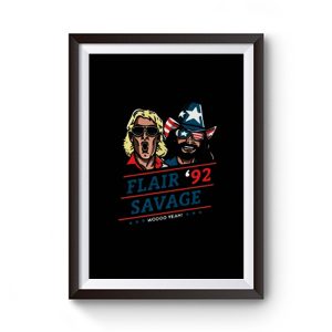 Woo Yeah Flair Savage Retro Premium Matte Poster