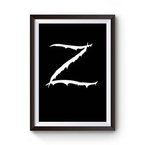 Z Logo Zorro Classic Vintage Premium Matte Poster 1