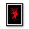 Zorro Red Horse Movie Character Premium Matte Poster
