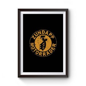 Zundapp Motorrader Premium Matte Poster