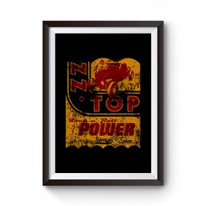 Zz Top Oil Power Band Premium Matte Poster