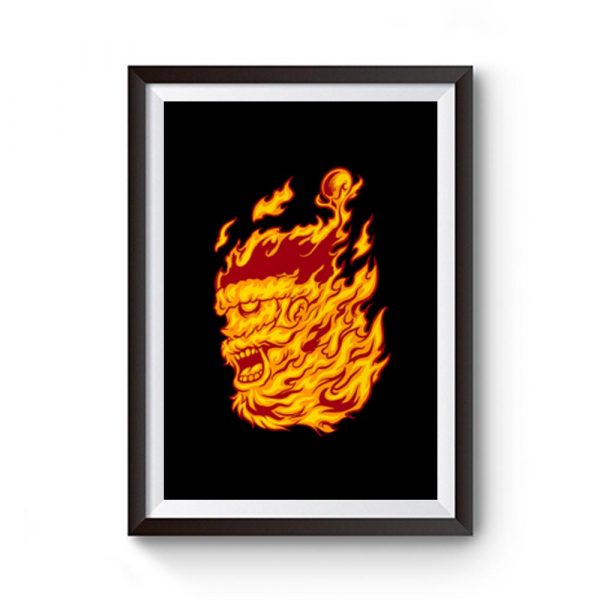 flame of santa Premium Matte Poster